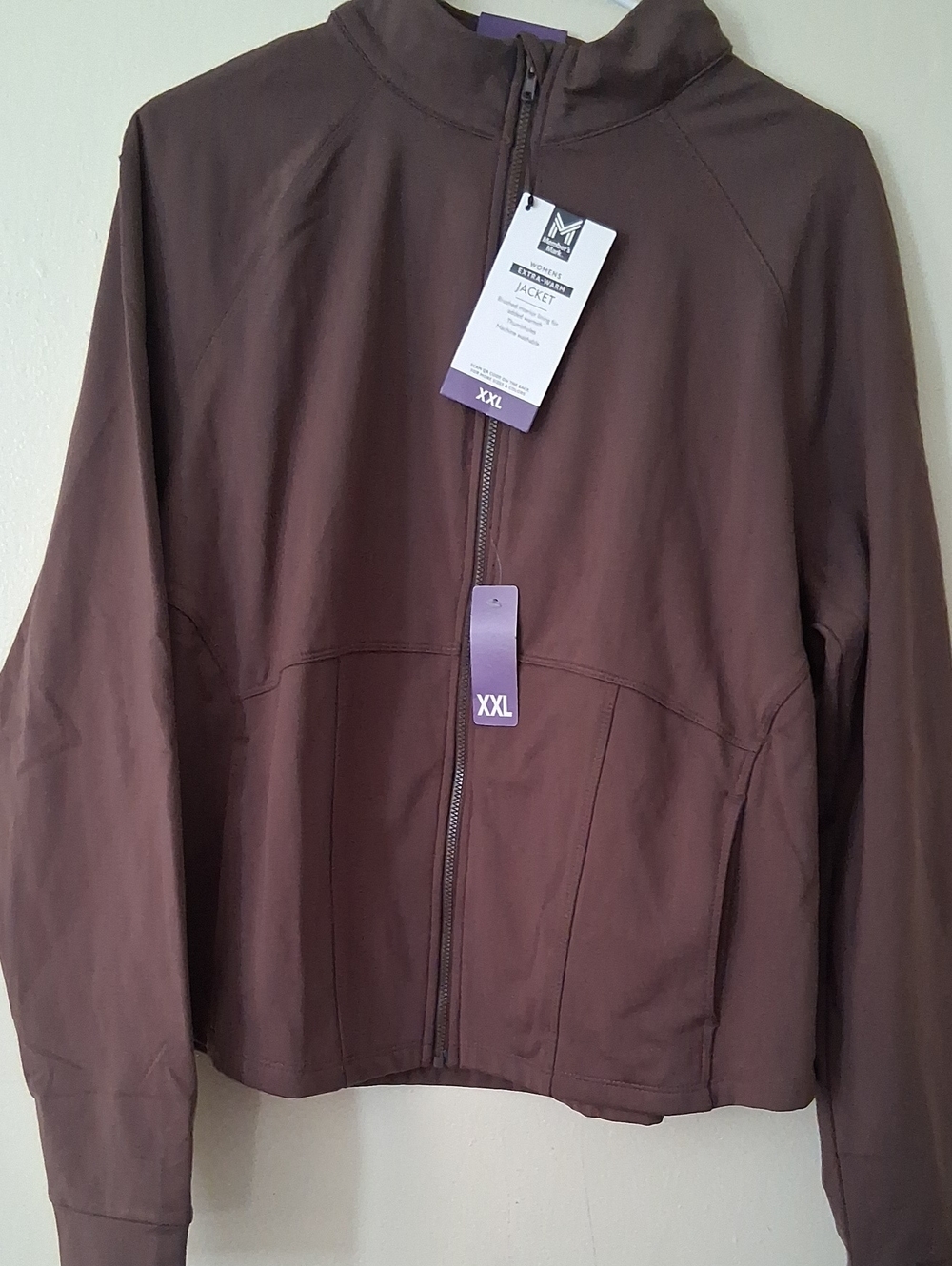 Members Mark Brown Full-Zip Jacket